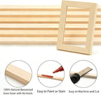 20PCS Square Wooden Dowels, 3/8" X 3/8" X 12"Square Dowels | Beautifully - Image 3