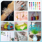 PH PandaHall 1200pcs 8mm Crystal Beads - Image 5