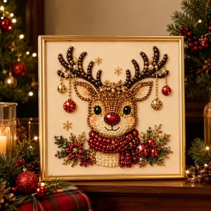 DIY Christmas Pearl Diamond Painting Art Kit - Image 5