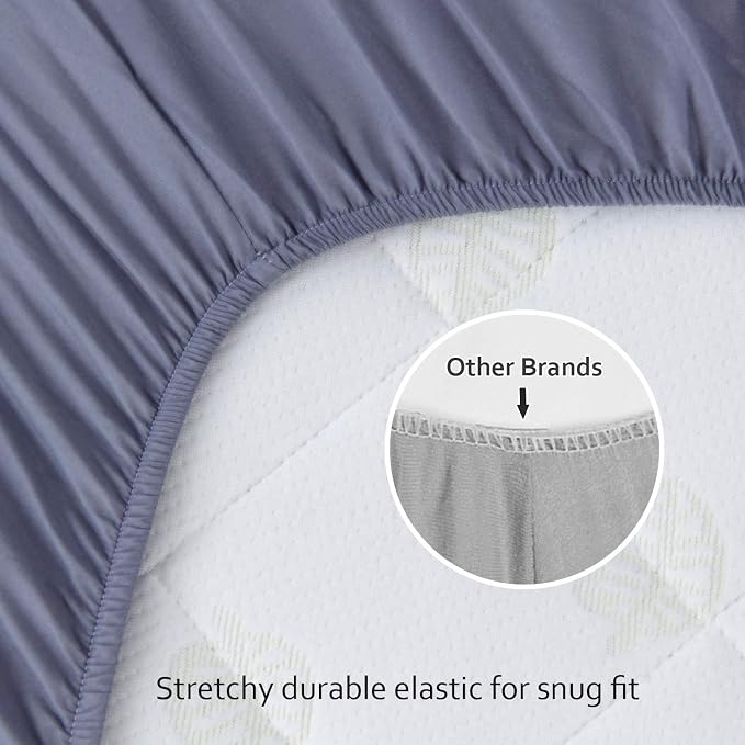 Biloban Pack and Play Sheets Fitted, 2 Pack Pack and Play Sheet Fits - Image 4