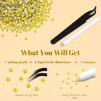8000PCS 3mm Resin Rhinestones Bulk - Image 6