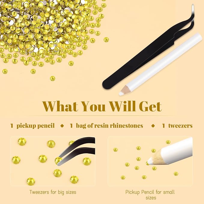 8000PCS 3mm Resin Rhinestones Bulk - Image 6