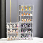 3 Tier Display Case for Collectibles, Storage Container - Image 7