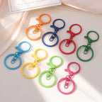 16 Pcs Metal Keychain Clip, Colorful Swivel Snap Hook - Image 3