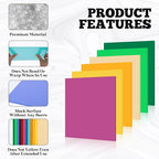 12 Pcs Acrylic Sheets 8 x 8 Inch Colored Cast Acrylic Panels, Opaque Plastic - Image 3