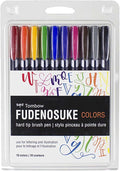 Tombow 56429 Fudenosuke Colors Brush Pens by Tombow