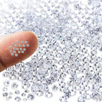 0.9-8mm 10-1000pcs CZ Zircon 5A Round Machine Cut White Cubic Zirconia Loose CZ - Image 4