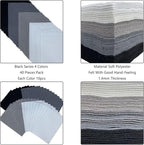 Jtnohx Soft Felt Sheets, 8x12 inches Assorted Craft Felt Fabric, 1.4mm Thick - Image 4