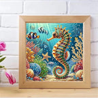 ZQEATRY Seahorse Coral Reef Special Shape Diamond Art Kits - Image 2