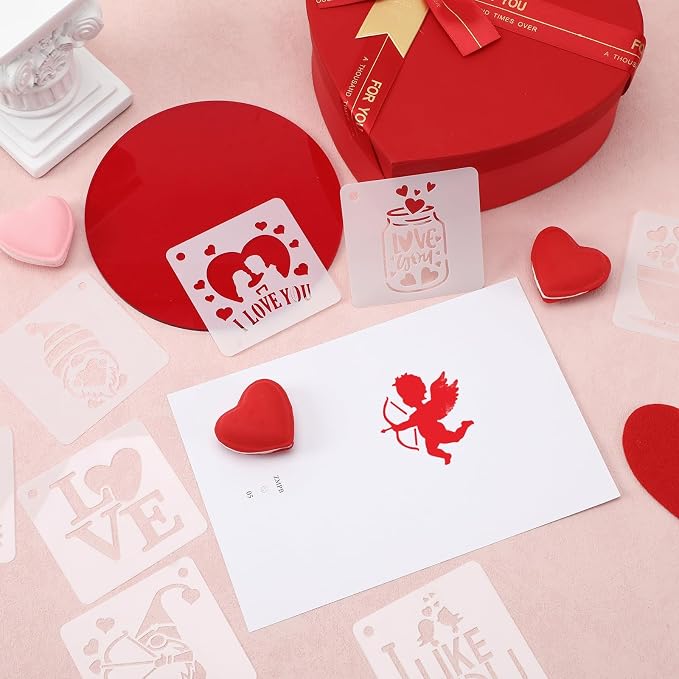 JULMELON Valentine's Day Stencils - Image 4