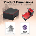 Dice Tower and Tray, Foldable Portable Dice Rolling Tower, Dice Roller Accessory - Image 5