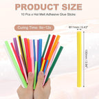PATIKIL Hot Glue Sticks for Glue Gun, Light Yellow - Image 2