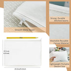 Koolmox 30 PCS 9x7'' White Makeup Bag Set - Image 2