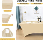 2-Pack 6ft Spandex Table Covers - Image 2