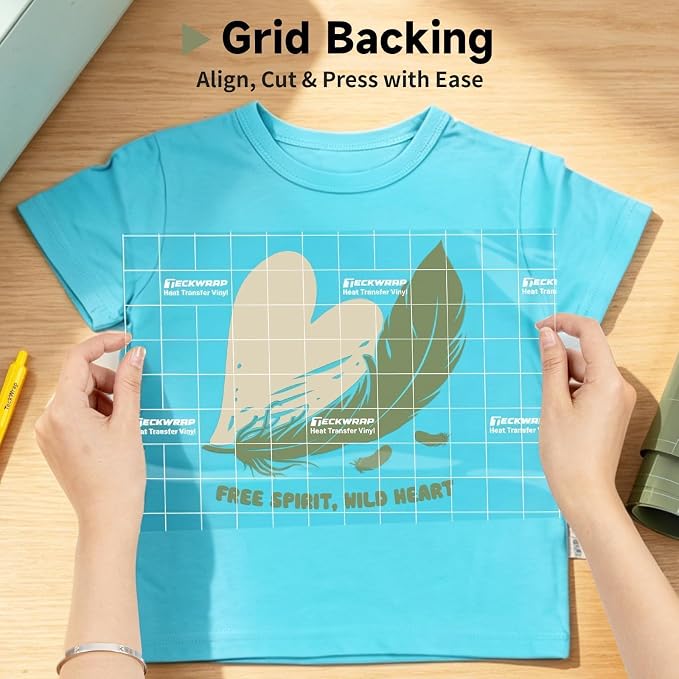 TECKWRAP Heat Transfer Vinyl for T-Shirts, 50+ Washes, REACH Certified & Dryer - Image 3