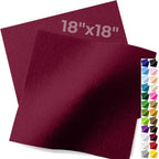 IONTACH 18" X 18" Soft Felt Sheets 1.6mm Thick | Acrylic Felt Fabric Sheets by IONTACH