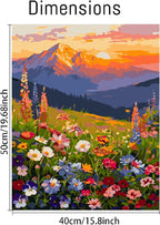 Clendo Landscape Paint by Numbers Kit - Image 3