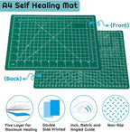 anezus Self Healing Sewing Mat, Rotary Cutting Mat Double Sided 5-Ply Craft - Image 2