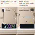Peakeep Loud Digital Alarm Clock Large Display - Image 5