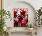 Pink Diamond Art Kits for Adults, Cherry Diamond Painting 12x16 Inch | Full - Image 6