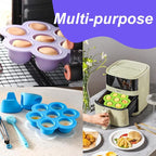 3 Pack Silicone Egg Bite Mold for Air Fryer Silicone Molds - Image 6