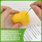 Mayboos 35 Pcs Needle Felting Needles, Wool Felting Supplies - Image 3
