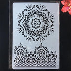 TIAMECH A4 Reusable Vintage Crown Stencil - Image 6