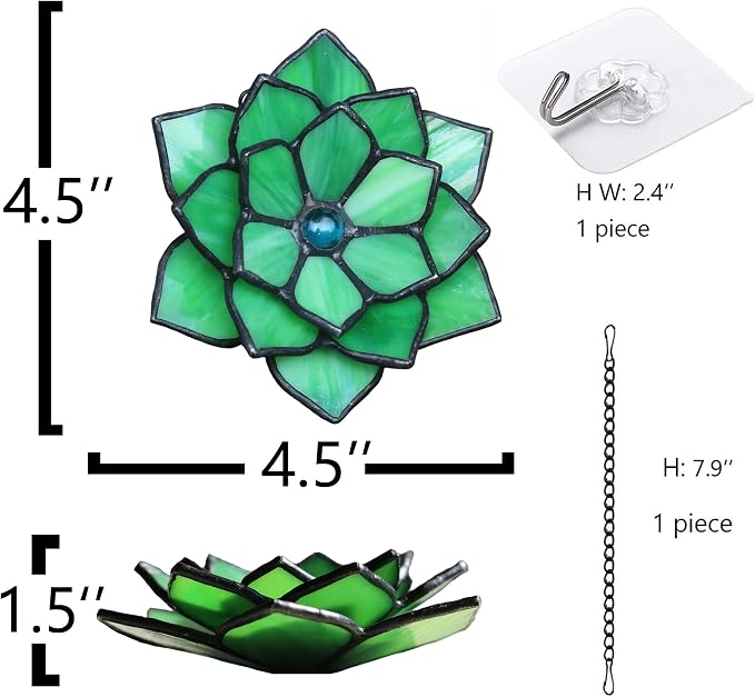 Artificial Succulent Plant, Handmade Faux Succulent Home Decor Gift - Image 6