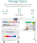 Best Choice Products Folding Sewing Table Multipurpose Craft Station & Side Desk - Image 3