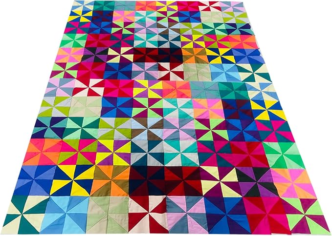 HANPATQUI 50PCS 10 x 10 inch Solid 100% Cotton Fat Quarters Fabric - Image 8