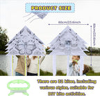 32 Pieces DIY Blank Painting Kites Bulk Kit 23.6 Inch Flying Kites - Image 2