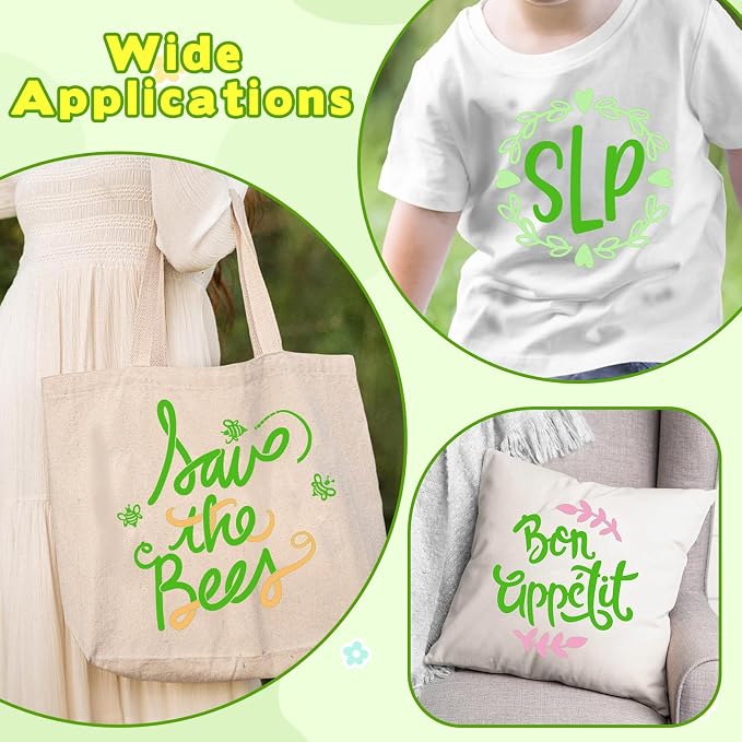 Tintnut Classic Green Heat Transfer Vinyl, easy cut & weed, stretch washable - Image 5