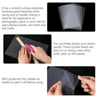 10PCS Clear Plastic Sheets Clear PVC Flexible Plastic Board Sheet | 8.25 x - Image 4