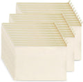 Koolmox Bulk Cosmetic Bags, Canvas Pencil Pouches, Bulk Plain Beige Canvas Bag by Koolmox