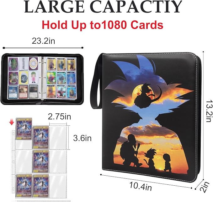 Anime Trading Card Binder for Cards, 9 Pocket - Image 3