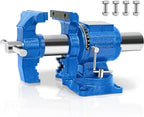 5-Inch Heavy Duty Bench Vise Ductile Iron Bench Vise 360° Multi-Purpose Bench by COGNATIVE