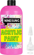 Hot Pink Acrylic Paint by NINESUNG