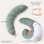 Peallow – Long Round Body Pillow - Image 3