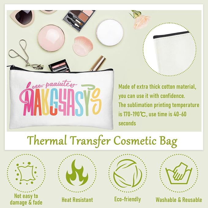 Legigo Blank Canvas Bag Zipper Pouch Makeup Bags Bulk - Image 3