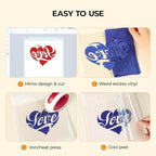 HTVRONT Glitter HTV, Glitter Heat Transfer Vinyl - Image 5