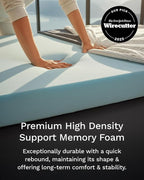 ViscoSoft 4 Inch Memory Foam Mattress Topper Queen - Image 2