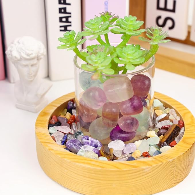 DUQGUHO Fluorite Crystals Healing Crystal Stones Set Natural Crystals Bulk - Image 4