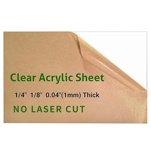 2 Pieces 11 x 14” Clear Acrylic Sheet Plexiglass - Image 4