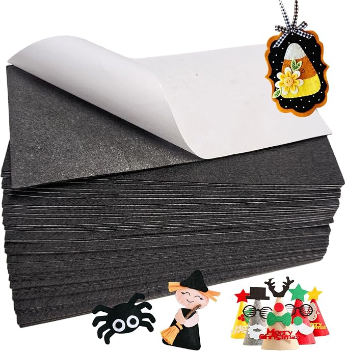 Jtnohx Self Adhesive Felt Sheets, Sticky Fabric Square - Image 3