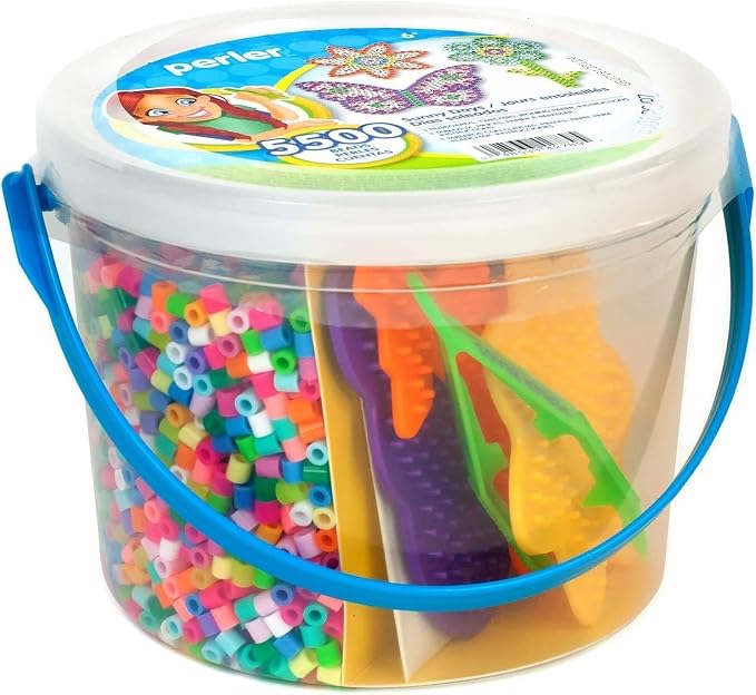 Perler Sunny Days Bright Color Fuse Bead Bucket by Unknown