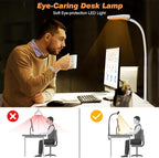 Airlonv LED Desk Lamp with Clamp, Dimmable Task Light - Image 6