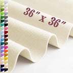 Large Felt Fabric Sheet 36 x 36 Inch, 1.6mm Thick | Soft nonwoven felt by MIGLORIA