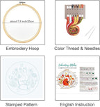 Louise Maelys Autumn Fox Embroidery Kit - Image 2