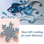 TUPARKA 19 Pcs Paper Quilling Kits 45 Colors 900 Strips Quilling Art Paper DIY - Image 4