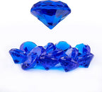 Niceup 26PCS Navy Blue Fake Diamonds Big Gem Toys, 1.5in Pool Diving Gems by Niceup